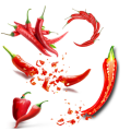 Roter Chili -Extrakt -Capsicum -Pulver