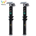 Solar Integrated sidewalk crossing signal light