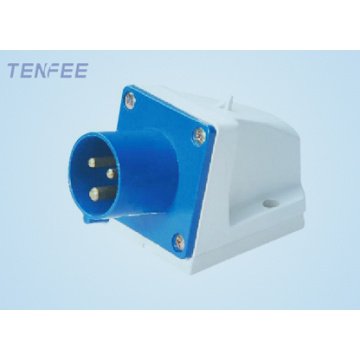 Industrial Wall Mounted Plug 2P+E 16A 220-240V