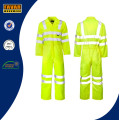 China Supplier Safety Waterproof Oxford High Visibility Ruban réfléchissant Rain Coverall