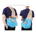Travel soft sided pet bag carrier