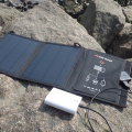 11W schnelle Doppel-USB-Häfen Sun-Energien-Aufladeeinheit faltbare Solaraufladeeinheit