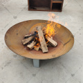 Corten Steel Metal Metal Fire Pit Mowls