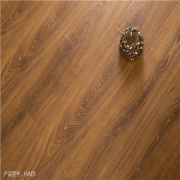 walnut color wood grain 12mm laminate flooring