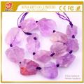 Natural Raw Rough Amethyst Jewelry Crystal Gemstone Beads