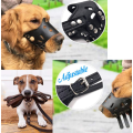 Cuir museau chien utilisé avec des colliers