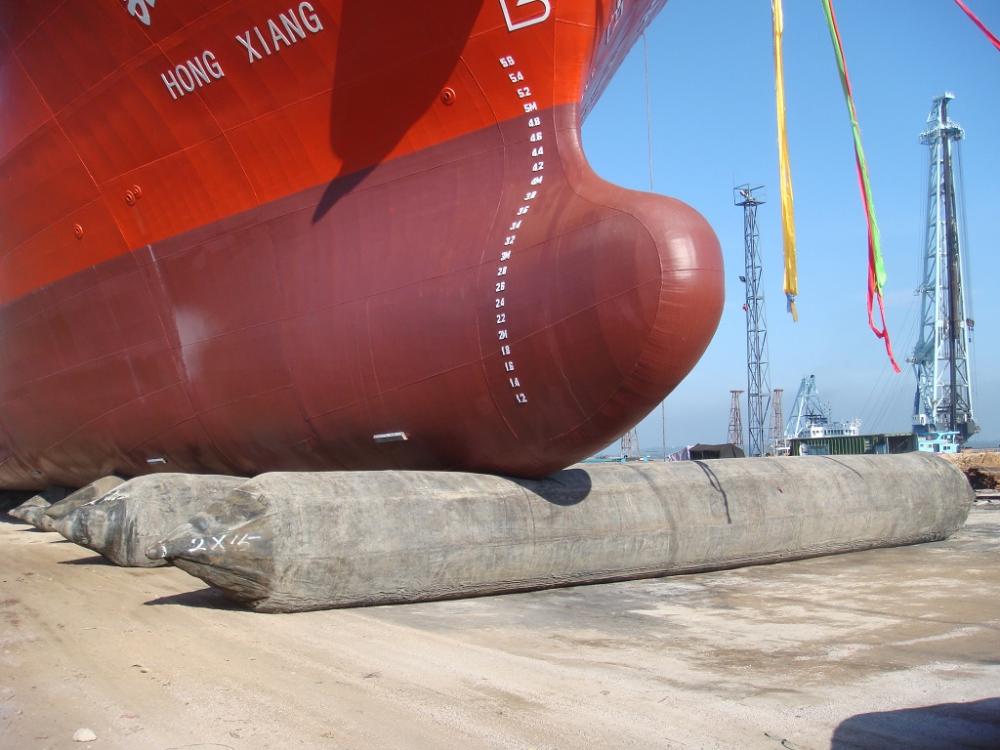 Marine Airbags for Ship Launching