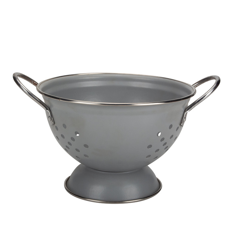 Grey Enamel Colander