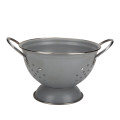 Wholesale Home White Round Enamel Vegetable Strainer