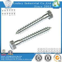 Steel Hex Lag Screw Per DIN571