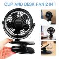 Portable Desktop Clip on Fan for Camping Office