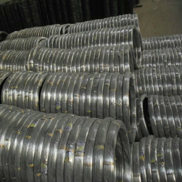 High Carbon Steel Galvanized Oval Wire