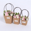 Caixas de buquê de flores de casamento com baldes de plástico