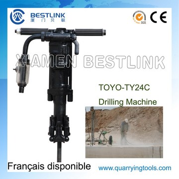 Toyo Ty24c Portable Pneumtatic marteau perforateur pour forage Vertical