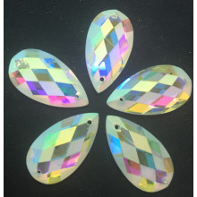 Ab Color Flat Back Glass Beads for Jewelry