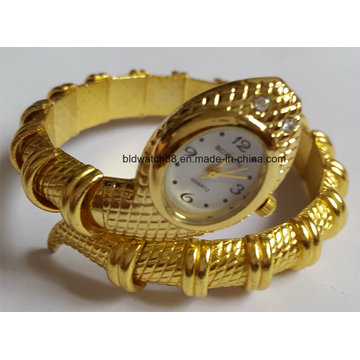 Quartz Bracelet en or Bracelet Montres pour dames