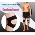 Breathable sports use patella cushion knee brace support