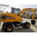 6 Ton wheel excavator 60kw Xinchai engine