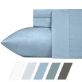 4pcs drap de lit 100% bambou