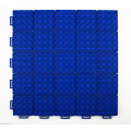 red PP material outdoor basketball court interlocking floor tile