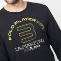 Mens Casual Print and Embroidery Long Sleeve T-Shirts