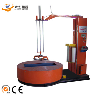 Automatic fabric roll packer machine