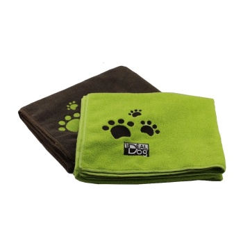 Serviette de bain sèche en microfibre pour chien