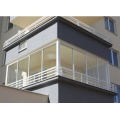 Tempered glass railing decorative glass stair railing