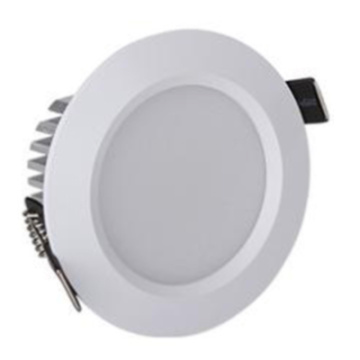 White aluminum alloy die casting LED downlight