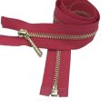 12Inch open ended brass zipper for handbag