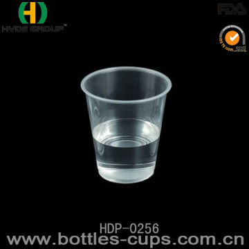 Diposable frio copo de plástico com tampa, 16 onças para beber
