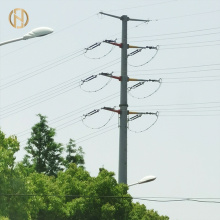 Coloque de acero eléctrico de transmisión de potencia de 110kV