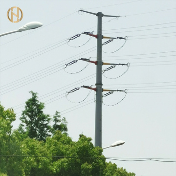 110 kV Stromgetriebe Elektrischer Stahlpol