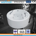 Freestanding Acrylic Whirlpool Bathtub Round (WTM-02704-3)