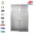 Bright Clear Mystique Glass Aluminum  Door