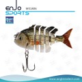 Angler Selecione Multi articulado Fishing Life-Like Lure Isca Baixo Swimbait iscas duras isca pesca iscas (MS1806)