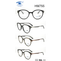 Nuevos vidrios ópticos del acetato de la venta del diseño nuevo (HM755)