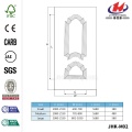 JHK-M02 FSC Epaisseur 3mm Populaire En Russie Carré De Chêne HDF Porte Peau Qualité Assurée