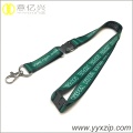 Transferência de calor impressão chaveiro verde colar lanyard