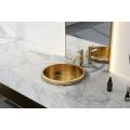 304 Handmade Bathroom Products Sink PVD Gold