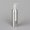 OEM Logo Aluminum Shampoo Bottle with Dispenser Pump