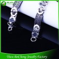 High Quality Jewelry Steel Byzantine Plat Chain Necklace