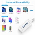 Chargeur USB multi-ports portable pour smartphone