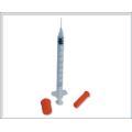 Seringue jetable médicale d&#39;insuline avec l&#39;aiguille détachable