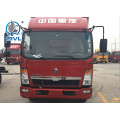 4.2m 109hp Red Color Van Truck