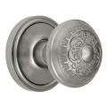 Grande Victorian Satin Nickel Plate with Privacy Knob