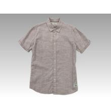 Linen Cotton Men's short sleeve shirt