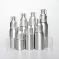 Высококачественная 250 мл серебряная алюминиевая шампунь, алюминиевая бутылка для упаковки для косметической упаковки