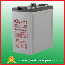 2V 600ah Gel Battery for Solar/ Wind Power/ Hydro System