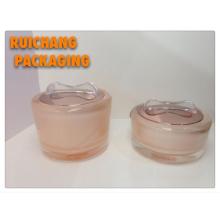 Acrylic cosmetic cream jars